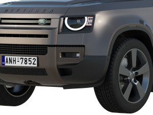 land rover defender 110 2020 3D Model