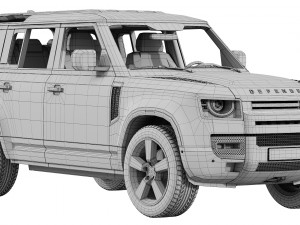 land rover defender 110 2020 3D Model