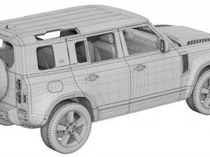 land rover defender 110 2020 3D Model