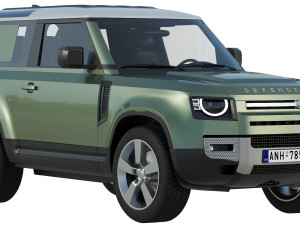 land rover defender 90 2020 Modelo 3D