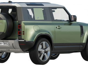 land rover defender 90 2020 Modelo 3D