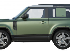 land rover defender 90 2020 Modelo 3D