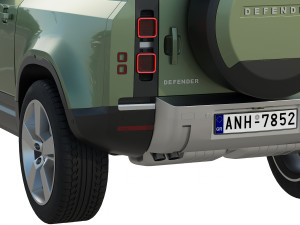 land rover defender 90 2020 Modelo 3D