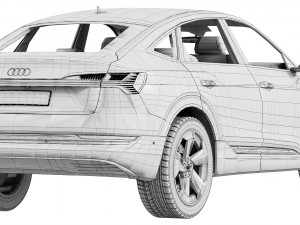 audi e-tron sportback Modèle 3D