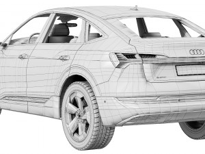audi e-tron sportback Modèle 3D