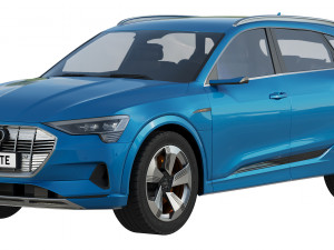 audi e-tron 2020 3D Model