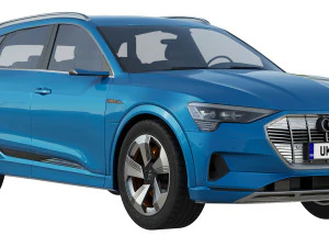 audi e-tron 2020 3D Model