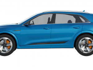 audi e-tron 2020 3D 模型