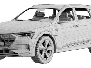 audi e-tron 2020 3D Model