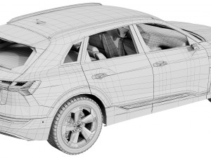 audi e-tron 2020 3D 模型