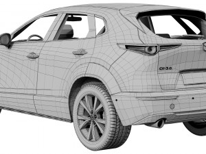 mazda cx-30 Modello 3D