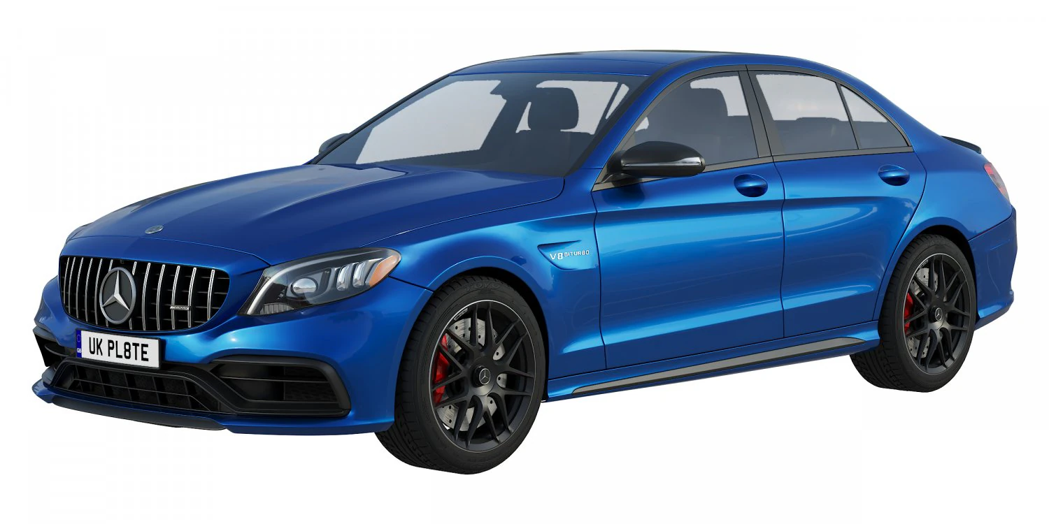 mercedes-benz c63 3D Model .c4d .max .obj .3ds .fbx .stl .blend