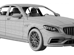 mercedes-benz c63 Modelo 3D