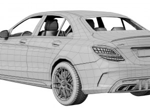mercedes-benz c63 Modelo 3D