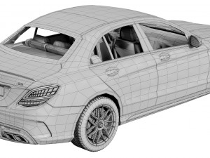 mercedes-benz c63 Modelo 3D