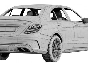 mercedes-benz c63 Modelo 3D