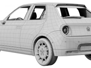 honda e-prototype Modelo 3D
