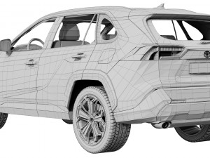 toyota rav4 prime 2021 Modelo 3D