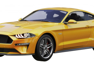 ford-mustang gt 2020 3D Model