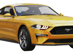 ford-mustang gt 2020 3D Model