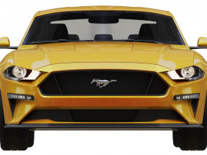 ford-mustang gt 2020 3D Model