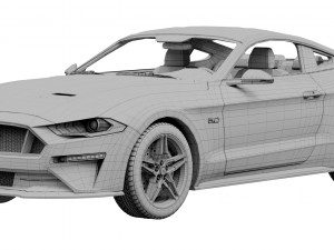 ford-mustang gt 2020 3D Model