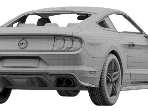 ford-mustang gt 2020 3D Model