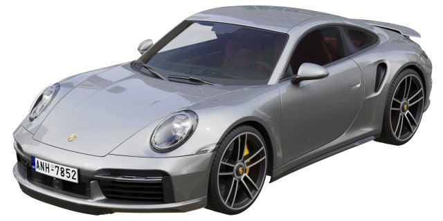 porsche 911 turbo s 2021 Modelo 3D .c4d .max .obj .3ds .fbx .stl .blend 