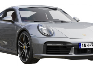 porsche 911 turbo s 2021 Modelo 3D