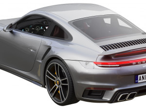 porsche 911 turbo s 2021 Modelo 3D