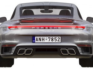 porsche 911 turbo s 2021 Modelo 3D