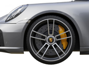 porsche 911 turbo s 2021 Modelo 3D