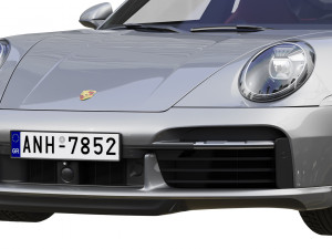 porsche 911 turbo s 2021 Modelo 3D