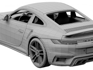 porsche 911 turbo s 2021 Modelo 3D