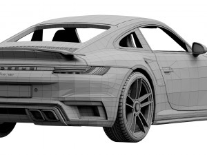 porsche 911 turbo s 2021 Modelo 3D