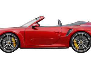 porsche 911 turbo s cabriolet 2021 3D Модель