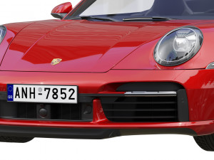 porsche 911 turbo s cabriolet 2021 3D Модель