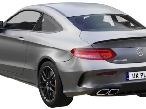 mercedes-benz c63 coupe 2020 3D Модель