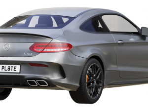 mercedes-benz c63 coupe 2020 3D Модель