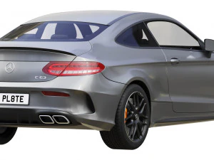 mercedes-benz c63 coupe 2020 3D Model