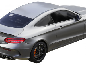 mercedes-benz c63 coupe 2020 3D Модель