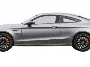 mercedes-benz c63 coupe 2020 3D Модель