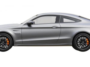 mercedes-benz c63 coupe 2020 3D Model