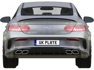 mercedes-benz c63 coupe 2020 3D Модель