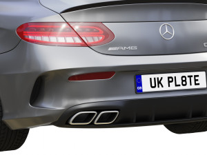 mercedes-benz c63 coupe 2020 3D Модель