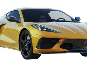 chevrolet corvette c8 2020 stingray 3D Model