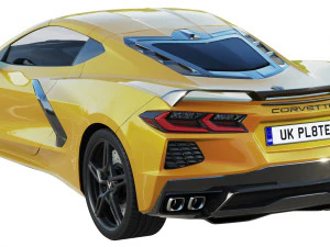 chevrolet corvette c8 2020 stingray 3D Model