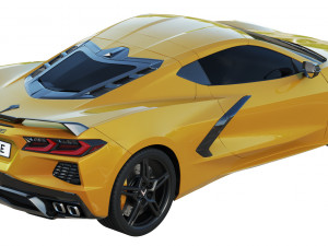 chevrolet corvette c8 2020 stingray 3D Model