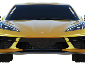 chevrolet corvette c8 2020 stingray 3D Model