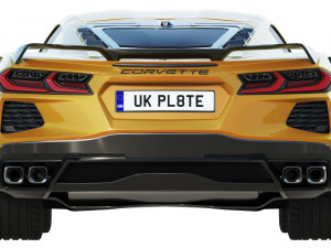 chevrolet corvette c8 2020 stingray 3D Model